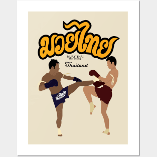 Thai Boxing Born to Fight Posters and Art